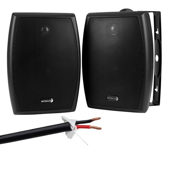 Main product image for 2 x 30W Outdoor Bluetooth 5.0 Amplifier Kit with AC Cord, Outdoor Speakers and 100 ft. Speaker Wire300-7352